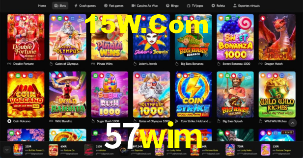 Bônus Generosos e Exclusivos no 57wim para Você!